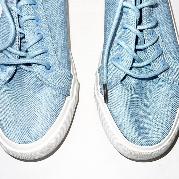 Lamo Vita Sky Blue And White Casual Tie Sneakers - Picture 3 of 10